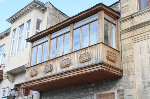Baku old city balcony