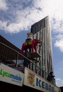 Elephant with castle