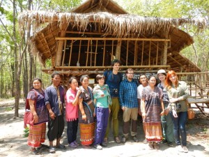 Group with Karen villagers