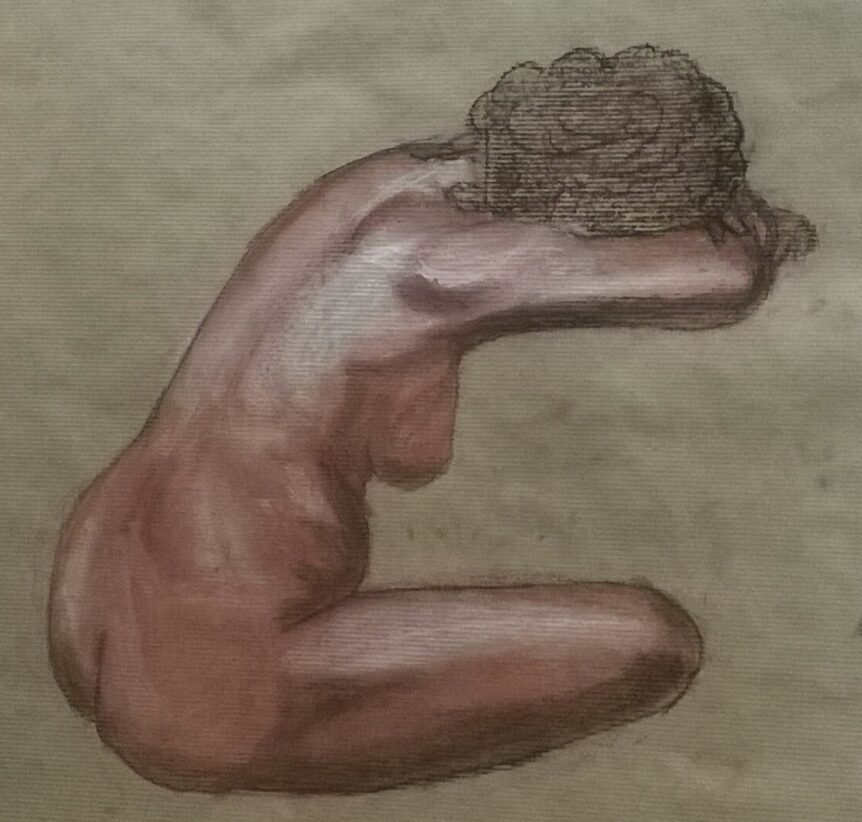 Resting woman